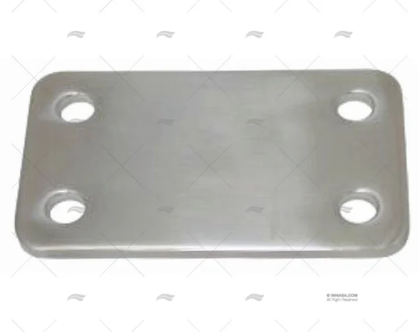 placa inox ss 316 79x44x3mm pasamanos imnasa ref 09121624