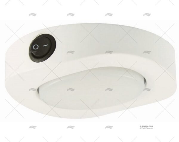 PLAFON BLANCO LUZ LED BLANCA