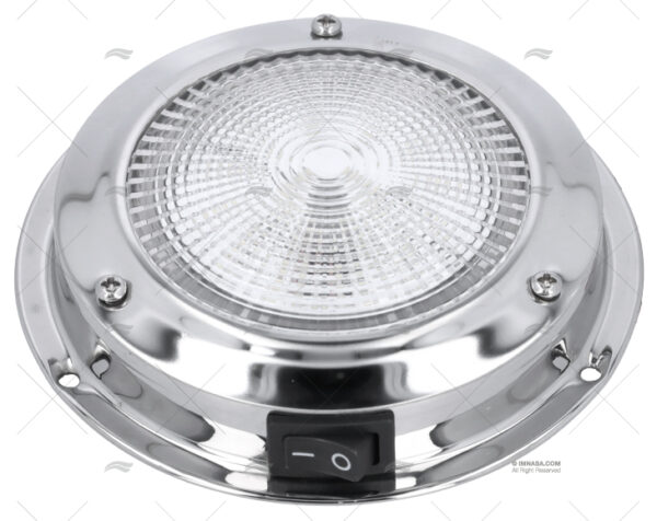 plafon inox con interruptor led 12v plafones imnasa ref 40250288