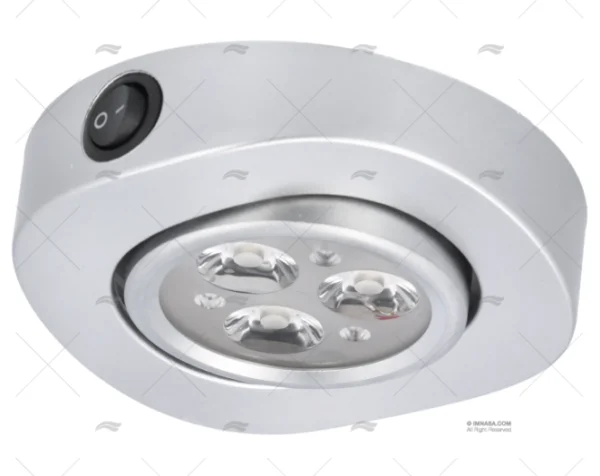 plafon ip66 led 12 24v 1 5w c int gris plafones imnasa ref 65000927