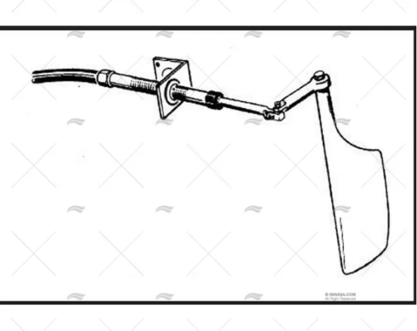 plancha soporte mando s 45 sistema de direccion imnasa ref s 45