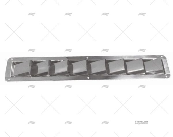 rejilla inox ss 304 327x76mm respiraderos y rejillas imnasa ref 09121727