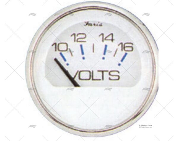 reloj voltimetro 10 16v s s blanco indicadores imnasa ref 51250945