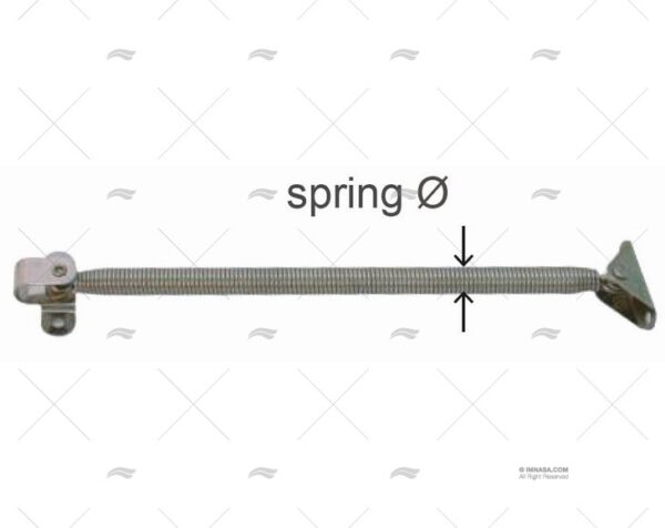 retenedor de tapa inox ss 304 210mm resortes y retenedores imnasa ref 09121802