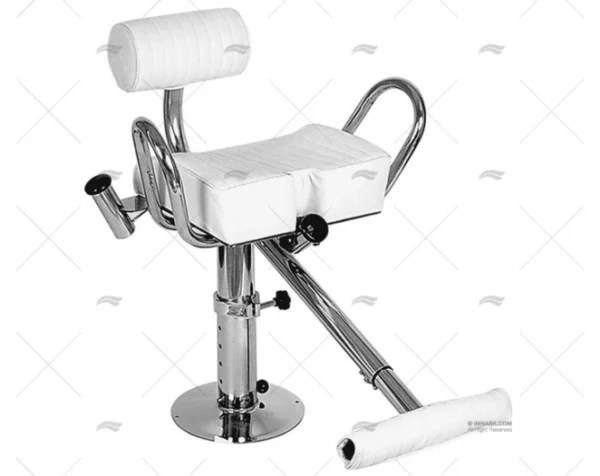 silla combate pesca inox con apoyapies sillas imnasa ref 22500001