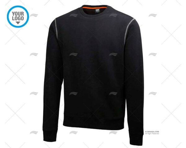 sudadera oxford negra h h l ropa nautica imnasa ref 18100262