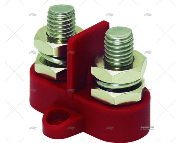 terminal doble rojo m8 c separador accesorios baterias imnasa ref 65000877