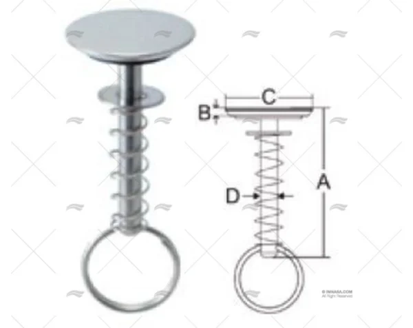 tirador anilla c muelle inox 316 cierres imnasa ref 09121012