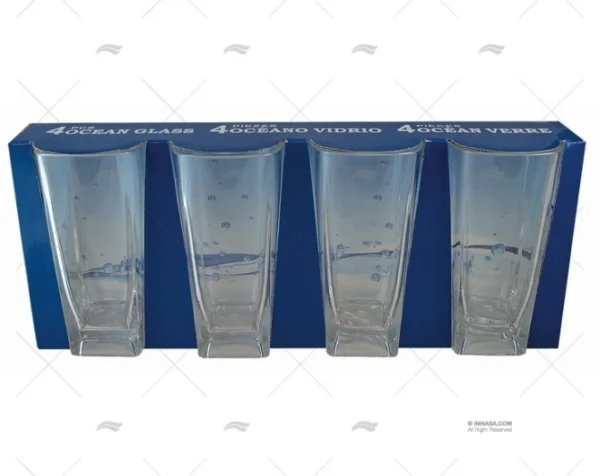 vaso para agua 360ml 4 piezas vajilla imnasa ref 04845021