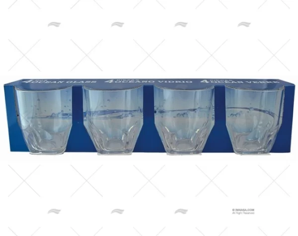 vaso para whisky 360ml 4 piezas vajilla imnasa ref 04845020