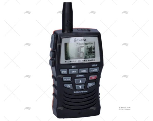 vhf portatil cobra mrhh150flt ipx7 comunicaciones imnasa ref 65000304