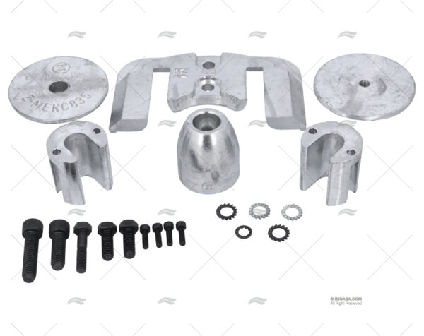 anodo zinc kit mercury bravo 3 2004 anodos imnasa ref 42250790