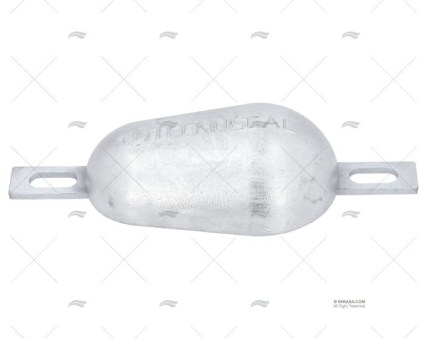 anodo zinc oval 160x100mm anodos imnasa ref 42250879