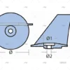 anodo zinc tohatsu mega 25 5 anodos imnasa ref 42250282 1