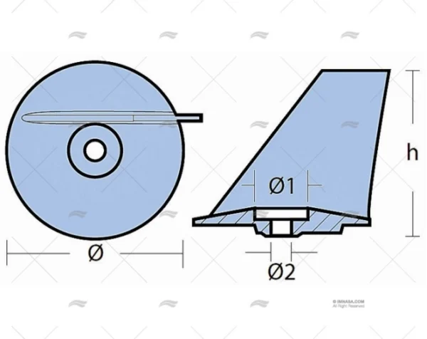 anodo zinc tohatsu mega 25 5 anodos imnasa ref 42250282 1