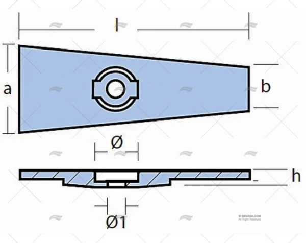 anodo zinc yamaha 6 8hp anodos imnasa ref 42250246 1