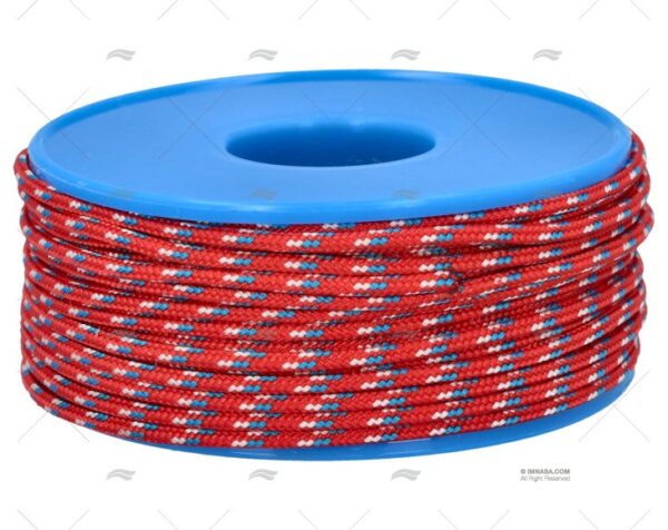 bobina poliest roja blanca azul 2mm cabos multiusos imnasa ref 85400061