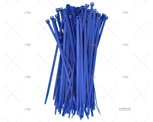 brida nylon 4 8x200 azul 100 unidades abrazaderas imnasa ref 72200176