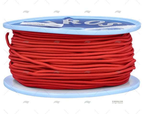 cabo shock cord 04mm rojo 100m cabos elasticos imnasa ref 001900400171