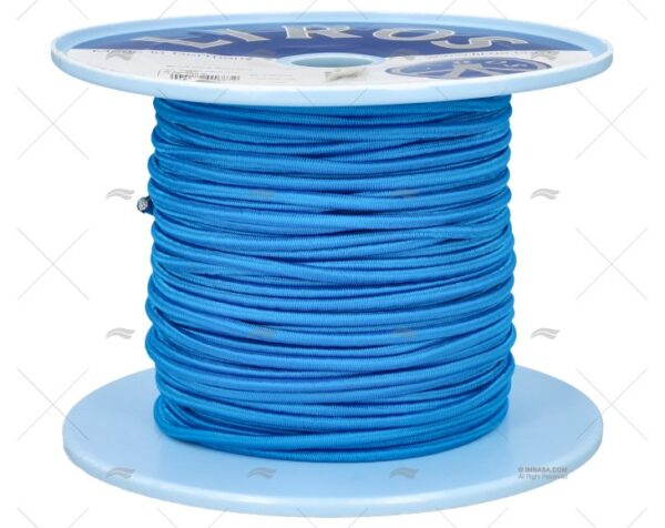 cabo shock cord 05mm azul 100m cabos elasticos imnasa ref 001900500010