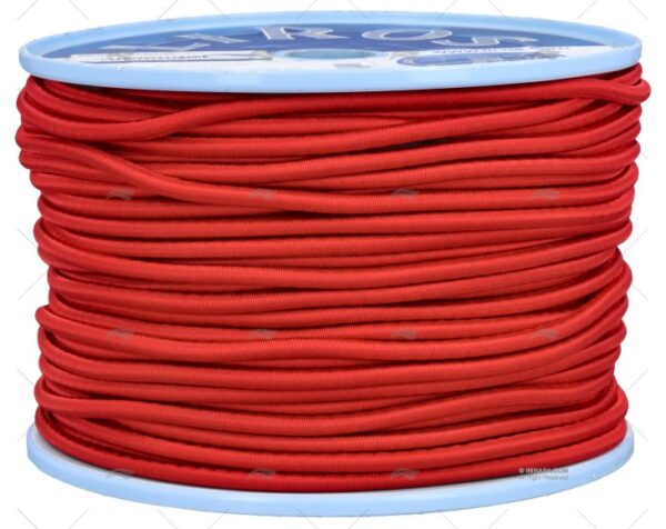 cabo shock cord 06mm rojo 100m cabos elasticos imnasa ref 001900600171