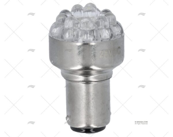 lampara ba15d 24v led 2w blanca bombillas y lamparas imnasa ref 65100132