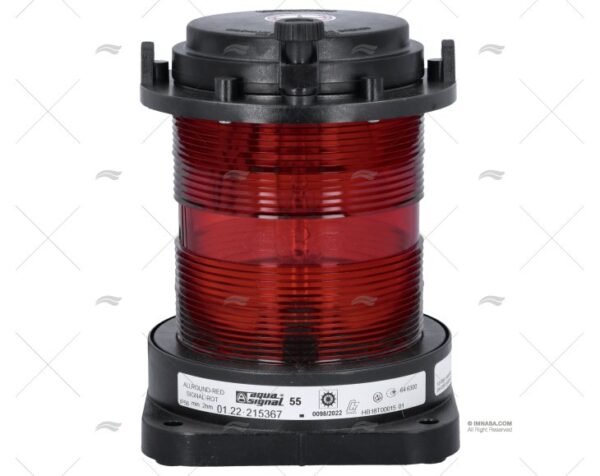 luz 360 as55 negra 24v cr rojo luces navegacion imnasa ref 93210507