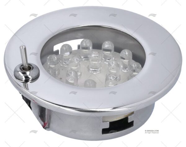 luz led 70mm cromado c int plafones imnasa ref 65335236