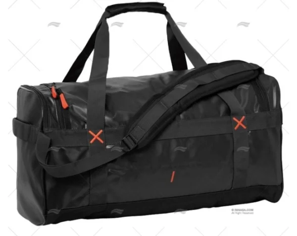 maleta bolsa 50l h h negra impermeable ropa nautica imnasa ref 18100405