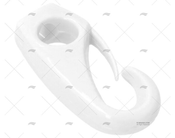 mosqueton nylon 6mm 1 4 blanco 4ud mosquetones imnasa ref 44250829