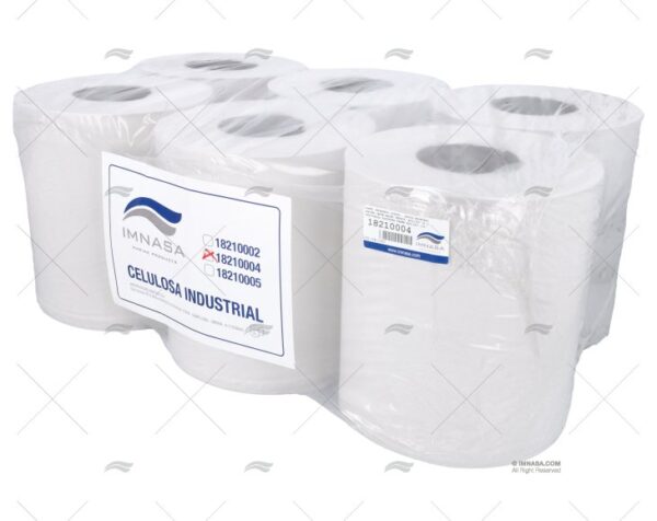 papel secamanos 150mic 450ud 6bobinas material para taller nautico imnasa ref 18210004