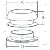 aireador ajustable 115mm respiraderos y rejillas imnasa ref 09121721