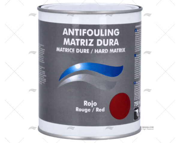 antifouling matriz dura rojo 0 75l antifouling imnasa ref 18250230