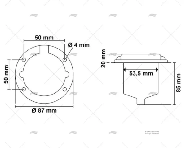 base inox 316 16a 250v conectores imnasa ref 04000556 1