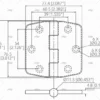 bisagra cubierta inox ss316 76 5 x 77 4m bisagras imnasa ref 09121439