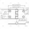 bisagra inox ss316 36 5 x 66 6mm bisagras imnasa ref 09121448