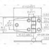 bisagra inox ss316 36 5 x 67 4mm bisagras imnasa ref 09121457