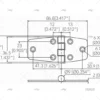 bisagra inox ss316 36 5 x 86 8mm bisagras imnasa ref 09121456