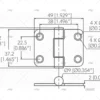 bisagra inox ss316 37 2 x 49mm bisagras imnasa ref 09121446