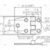 bisagra inox ss316 37 x 57mm bisagras imnasa ref 09121451