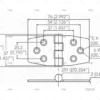 bisagra inox ss316 37 x 76mm bisagras imnasa ref 09121453