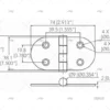 bisagra inox ss316 38 1 x 74mm bisagras imnasa ref 09121462