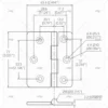 bisagra inox ss316 77 x 63 4mm bisagras imnasa ref 09121475