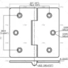 bisagra puerta 127x127mm bisagras imnasa ref 09120812