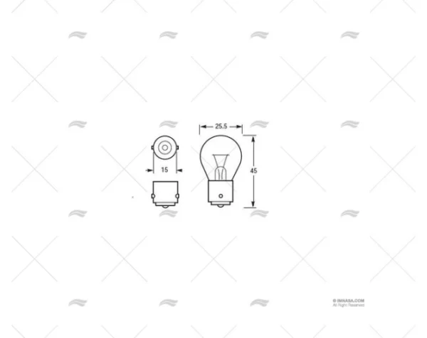 bombilla 12v 10w bombillas y lamparas imnasa ref 67000178