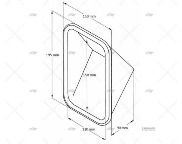 caja conica 195x150x110mm tapas y cajones imnasa ref 35250650