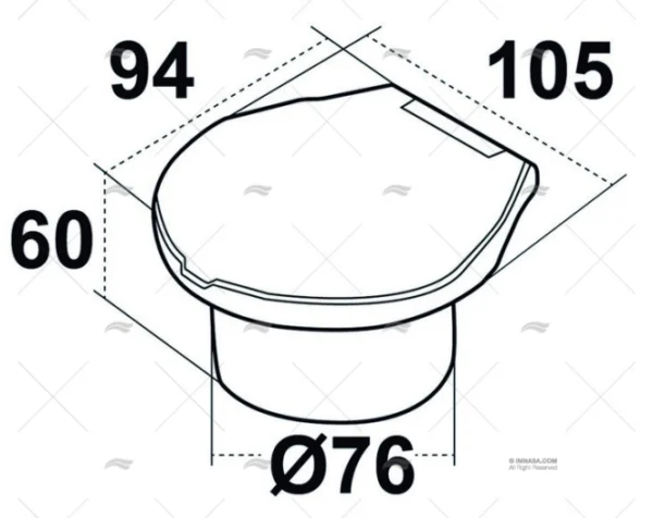 caja ducha inox ss316 duchas imnasa ref 04000530 1