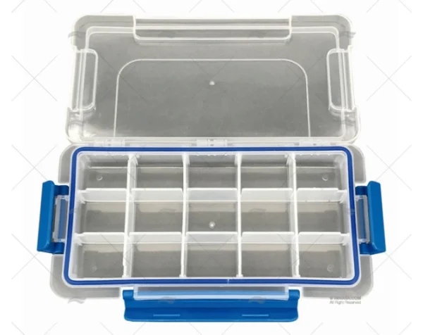caja portaobjetos azul 15c 23x12x3 7cm herramientas imnasa ref 35250657
