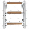 escalera plegable inox 3 peldanos teca escaleras imnasa ref 40250878 1