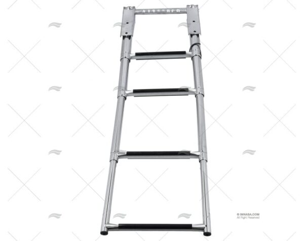 escalera telesc 4 peldanos c agar inox escaleras imnasa ref 40250752